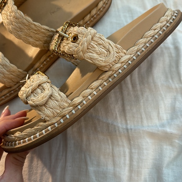 Ulla Johnson Kiera Raffia slides - Picture 5 of 5